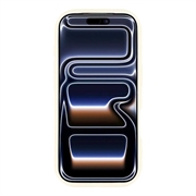 Custodia antiurto in TPU per iPhone 17 Pro con bordi rialzati - Bianca / Grande fiocco