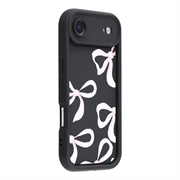 Custodia antiurto in TPU per iPhone Air con bordi rialzati - Nera / Grande fiocco