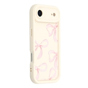 Custodia antiurto in TPU per iPhone Air con bordi rialzati - Bianca / Grande fiocco