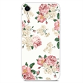 Custodia in TPU Stylish Ultra Sottile per iPhone XR - Peonia