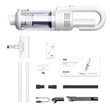Suitu ST-8003CG Aspirapolvere portatile 2 in 1 per auto/casa - 6000Pa - Bianco