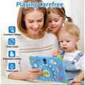 Tablet per bambini Sunflower Q88 Education con penna stilo - Blu