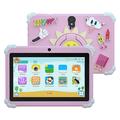 Tablet educativo Sunflower Q88 per bambini con penna stilo - Rosa