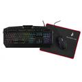 SureFire Kingpin Gaming Combo 48825-482 - Tastiera, mouse, tappetino per mouse - Layout tedesco