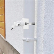 Supporto per montaggio su palo della telecamera di sorveglianza con vite da 1/4 - Bianco
