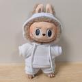 Labubu Doll 17cm Set di tute da ginnastica - Bianco