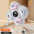 T-9612 Macchina da boxe musicale per bambini con 9 velocità e guantoni - Bianco