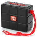 LED Flame Atmosphere Bluetooth Speaker BTS-596 - Black
