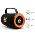 Altoparlante Bluetooth portatile T&G TG484 da 30W con luci RGB - Nero