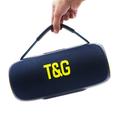 Altoparlante Bluetooth portatile T&G TG484 da 30W con luci RGB - Blu