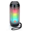 LED Flame Atmosphere Bluetooth Speaker BTS-596 - Black