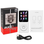 Lettore musicale MP4 portatile T1 con schermo da 1.8" e scheda TF da 64GB - Bianco