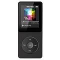 Lettore musicale MP4 portatile T1 con schermo da 1.8" e scheda TF da 64GB