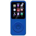 Lettore musicale MP4 portatile T1 con schermo da 1.8" e scheda TF da 64GB - Blu scuro