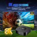 T1 Ultra Android 14 TV Box / Lettore multimediale streaming 8K con telecomando vocale