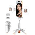 T13Y treppiede per selfie stick Bluetooth con doppia luce di riempimento