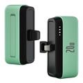 T160 Mini Banca di alimentazione portatile Lightning - PD 20W, 5000mAh - Verde