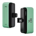 T160 Mini Banca di alimentazione USB-C portatile - PD 20W, 5000mAh - Verde