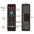 T16+ Telecomando intelligente 2.4G / Tastiera Air Mouse con touchpad