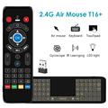 T16+ Telecomando intelligente 2.4G / Tastiera Air Mouse con touchpad