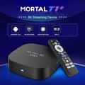T1+ TV Box Android 16 / Lettore multimediale per streaming 8K - 2GB/16GB - Nero