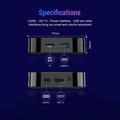 T1+ TV Box Android 16 / Lettore multimediale per streaming 8K - 2GB/16GB - Nero