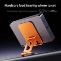 Supporto pieghevole in alluminio per telefono/tablet T2 Max - Arancione