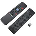 Tastiera remota T3-C Wireless Air Mouse con retroilluminazione a 7 colori per Smart TV, TV Box Android, PC, HTPC