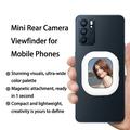 Monitor magnetico T3 Mini per selfie per iPhone e Android - Bianco