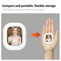 Monitor magnetico T3 Mini per selfie per iPhone e Android - Bianco
