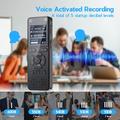 Registratore vocale digitale T51 / Lettore MP3 con riduzione del rumore - Nero