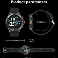 Smartwatch T53 AMOLED con chiamate Bluetooth e monitoraggio della salute - Grigio chiaro