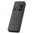 Registratore vocale portatile T53 con lettore MP3 e riduzione del rumore - Nero