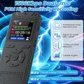 Registratore vocale portatile T53 con lettore MP3 e riduzione del rumore - Nero