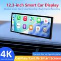 T63 Display da 12.3" 4K con doppia fotocamera, CarPlay/Android Auto - Nero