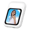 T7 schermo mirroring magnetico con cavo USB-C per selfie e luce di riempimento - Bianco