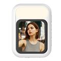 T7 schermo mirroring magnetico con cavo USB-C per selfie e luce di riempimento - Bianco