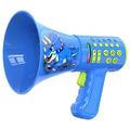T9 Corno magico - Giocattolo megafono con cambiavoce per bambini - Dinosaurio - Blu