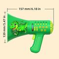 T9 Corno magico - Giocattolo megafono con cambiavoce per bambini - Dinosaurio - Verde