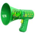 T9 Corno magico - Giocattolo megafono con cambiavoce per bambini - Dinosaurio - Verde