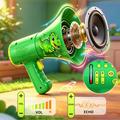 T9 Corno magico - Giocattolo megafono con cambiavoce per bambini - Dinosaurio - Verde