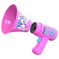T9 Corno magico - Giocattolo megafono con cambiavoce per bambini - Unicorno - Rosa shocking