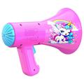 T9 Corno magico - Giocattolo megafono con cambiavoce per bambini - Unicorno - Rosa shocking