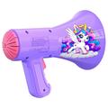 T9 Corno magico - Giocattolo megafono con cambiavoce per bambini - Unicorno - Viola