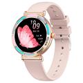 Smartwatch T9 con cardiofrequenzimetro da donna - 1.27" - Rosa