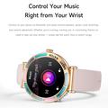 Smartwatch T9 con cardiofrequenzimetro da donna - 1.27" - Rosa