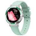 Smartwatch T9 con cardiofrequenzimetro da donna - 1.27" - Argento