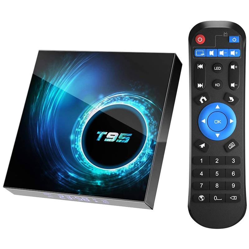 TV Box T95 Smart 6K Android 10.0 con Kodi 18.1 - 4 GB RAM/64 GB ROM