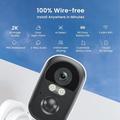 Telecamera di sicurezza WiFi 2K alimentata a energia solare T98 con audio bidirezionale