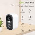 Telecamera di sicurezza WiFi 2K alimentata a energia solare T98 con audio bidirezionale